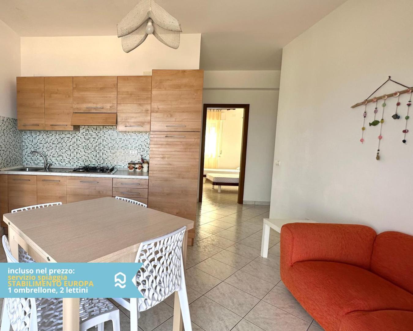 Rs321 - Marcelli, Trilocale Fronte Mare Con Spiaggia Inclusa Exteriör bild